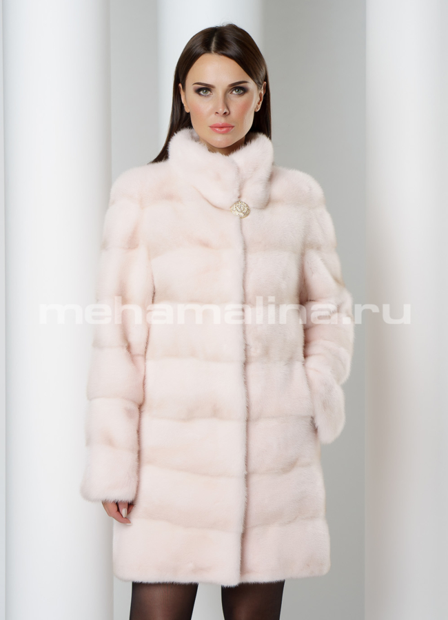 Норковая шуба модель № S-637 универмаг малина