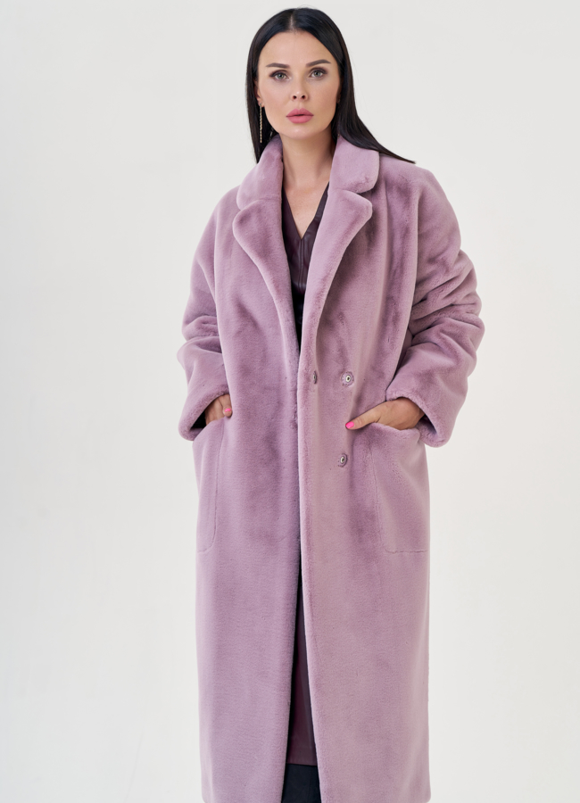 Женское пальто с английским воротником   модель № 23186 универмаг малина