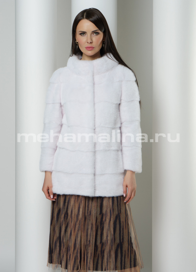 фото Норковая пудра в цвете жемчуг, поперечная модель № S-765
