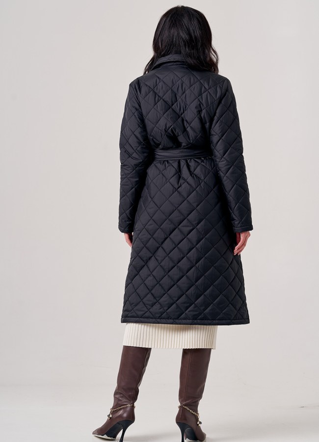 Плащ женский черного цвета модель № 1108 универмаг малина