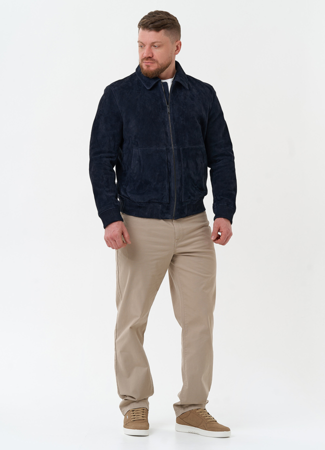 Мужская куртка бомбер из натуральной замши модель № 30065 универмаг малина Мужская куртка бомбер из натуральной замши модель № 30065 универмаг малина