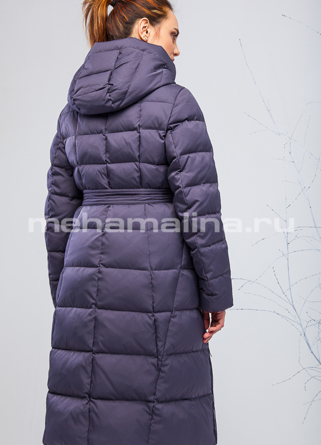 фото Женский удлиненный пуховик модель № П-189