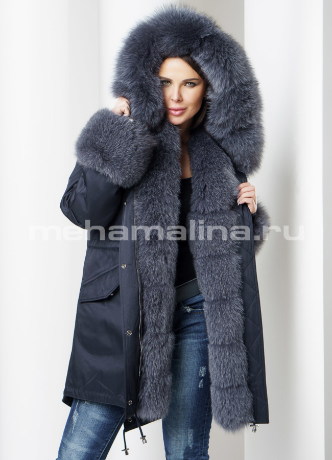 Женская парка модель № П-166 универмаг малина