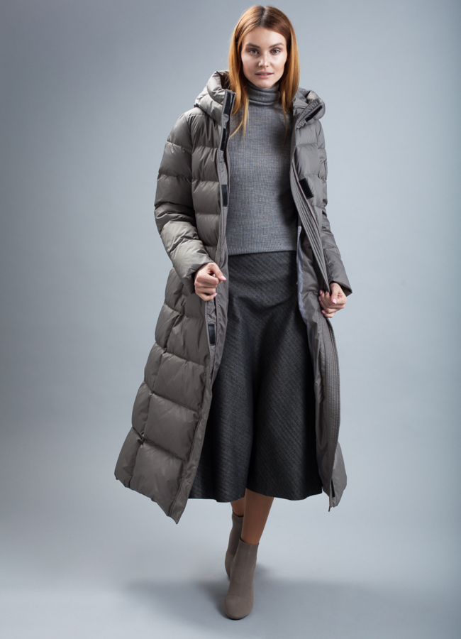 Пуховик на биопухе модель № П-316 универмаг малина