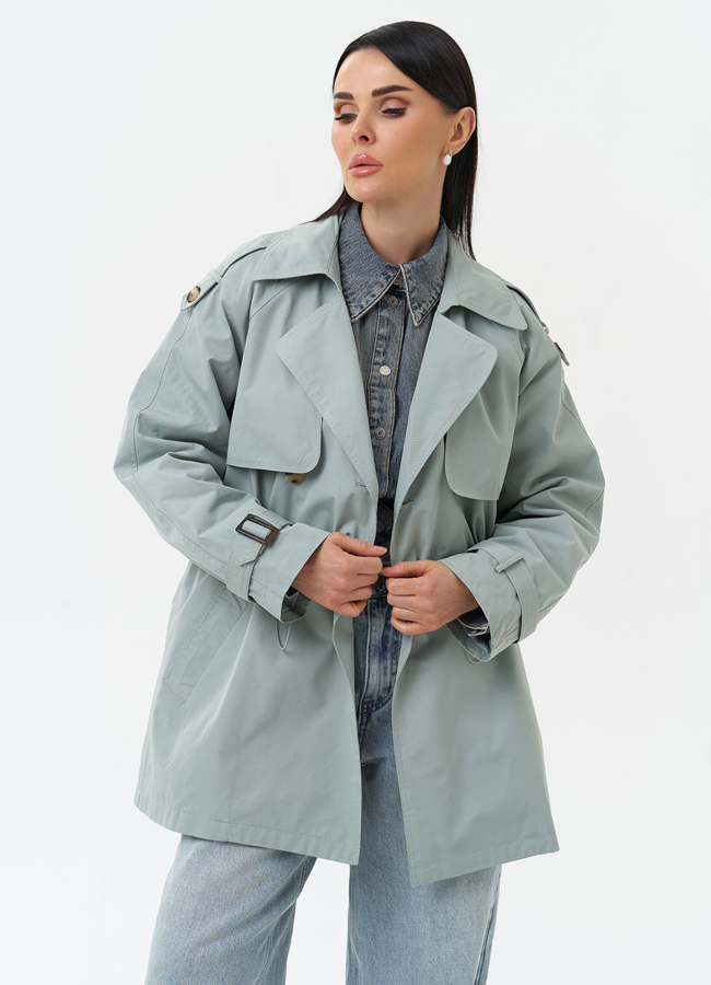 Ветровка женская со съемным капюшоном модель № 30270 универмаг малина