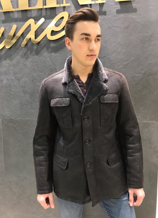 фото Дубленка мужская модель № Perre1010