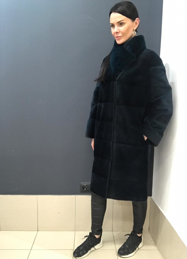 Шуба из нутрии 