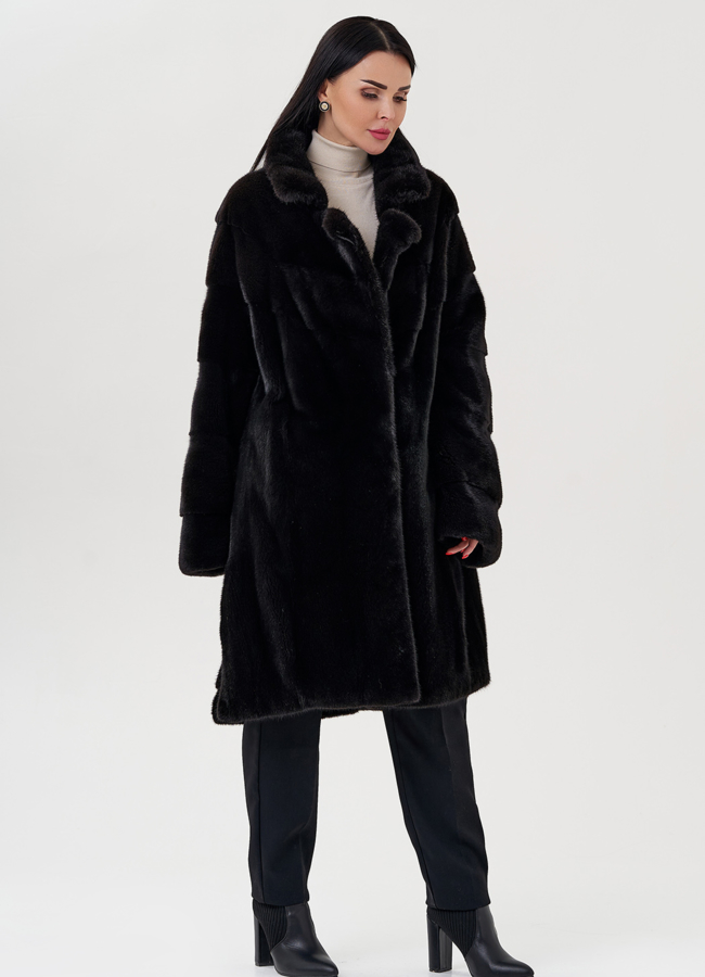 Шуба из греческой норки модель № S-646 универмаг малина