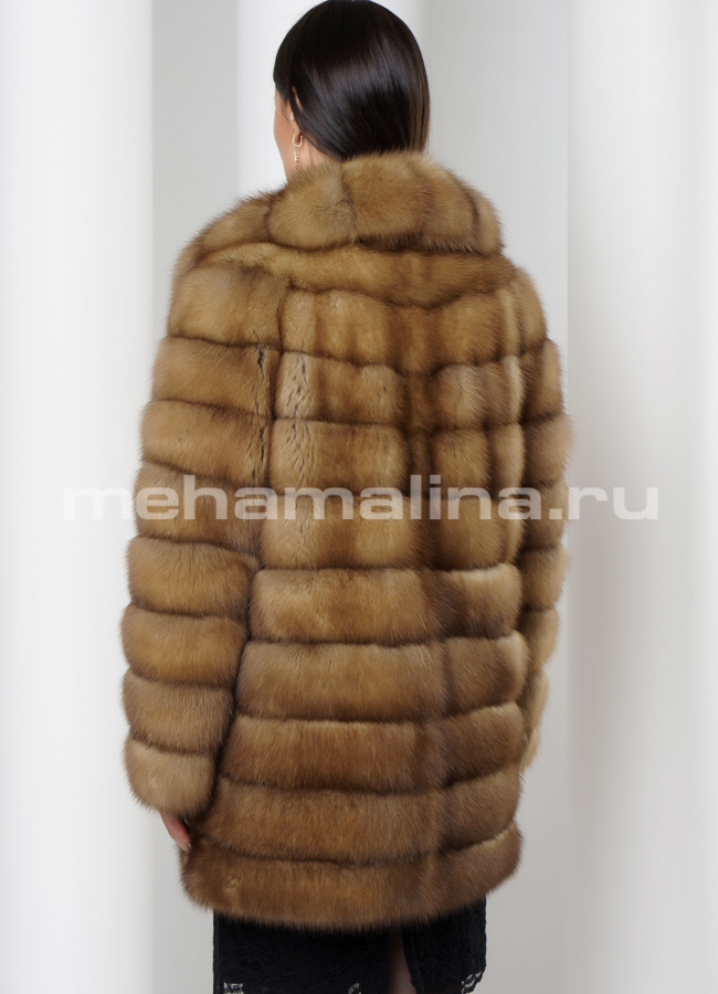 Шуба из куницы модель № S-721 в кредит