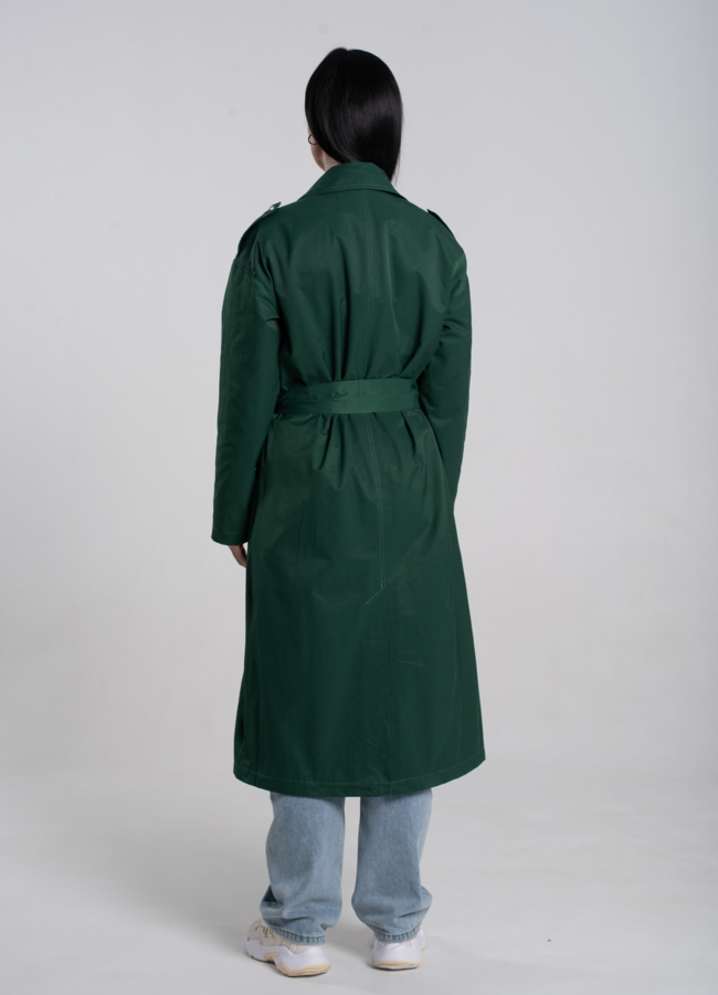 Плащ женский с английским воротником   модель № 24549 в рассрочку