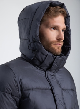 Пуховик мужской с капюшоном 