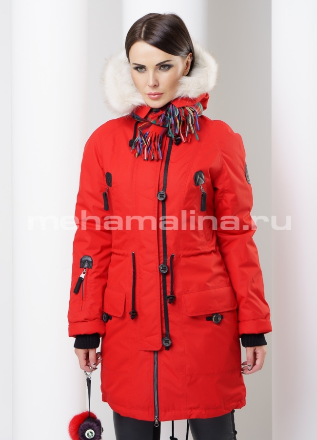 Женская куртка  модель № П-63 универмаг малина