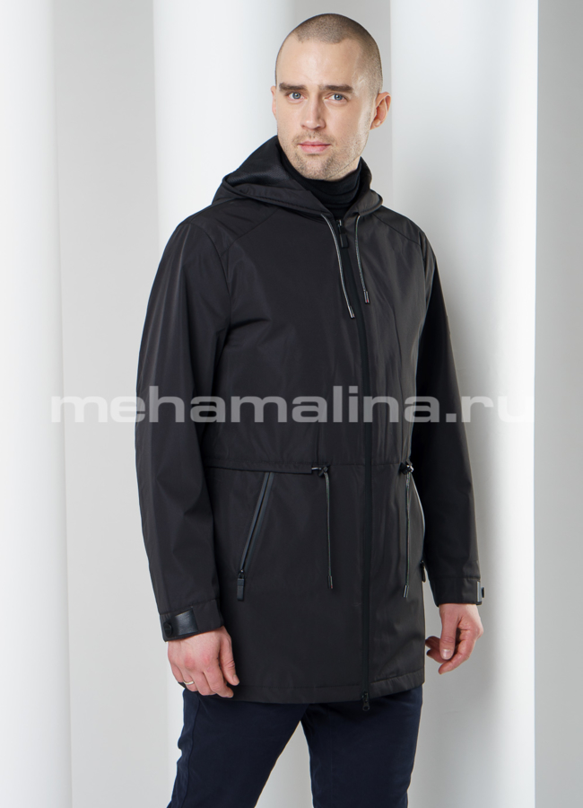 Мужская куртка с капюшоном модель № KP-204 универмаг малина