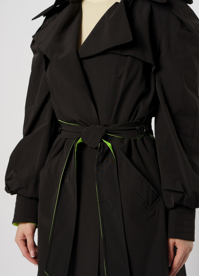 Плащ женский с английским воротником и поясом модель № 20461 в рассрочку