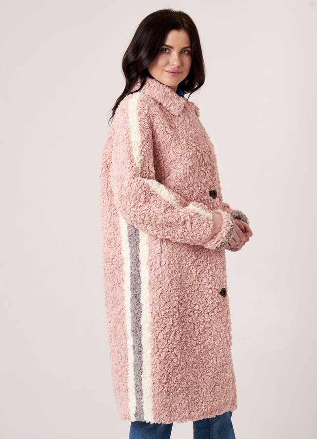 фото Пальто из шерсти на пуговицах  модель № 10223