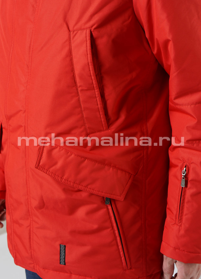 Куртка с климат-контролем, цвет красный модель № KM-81 универмаг малина