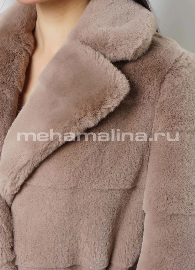Пальто с английским воротником  модель № М879-С в рассрочку