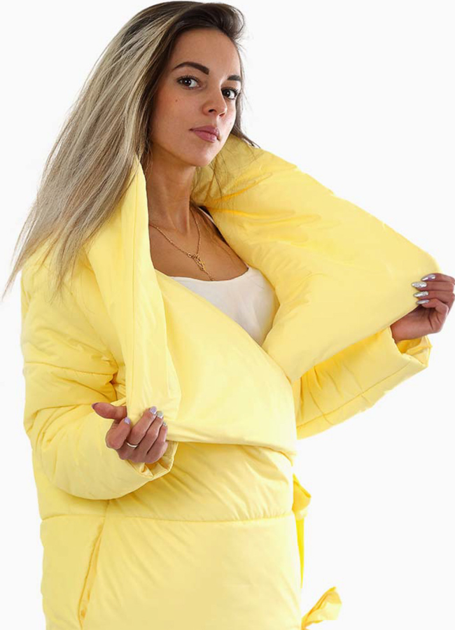 Пуховик oversize модель № П-221 универмаг малина