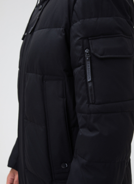 Мужской пуховик с капюшоном 