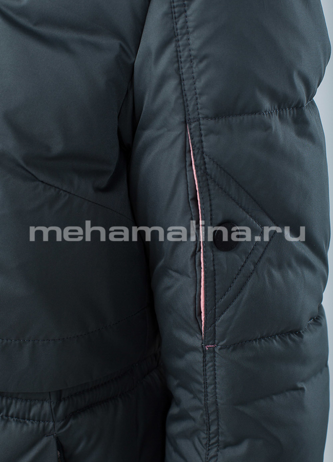 Пуховик удлиненный модель № П-282 в рассрочку