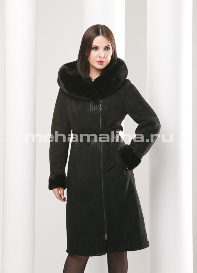 фото Дубленка из эко кожи модель № D-164
