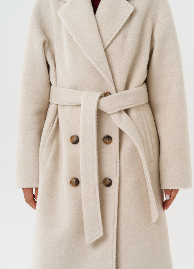 Женское пальто с английским воротником модель № 28311 универмаг малина