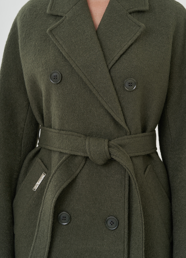 Пальто женское с английским воротником модель № 24758 универмаг малина