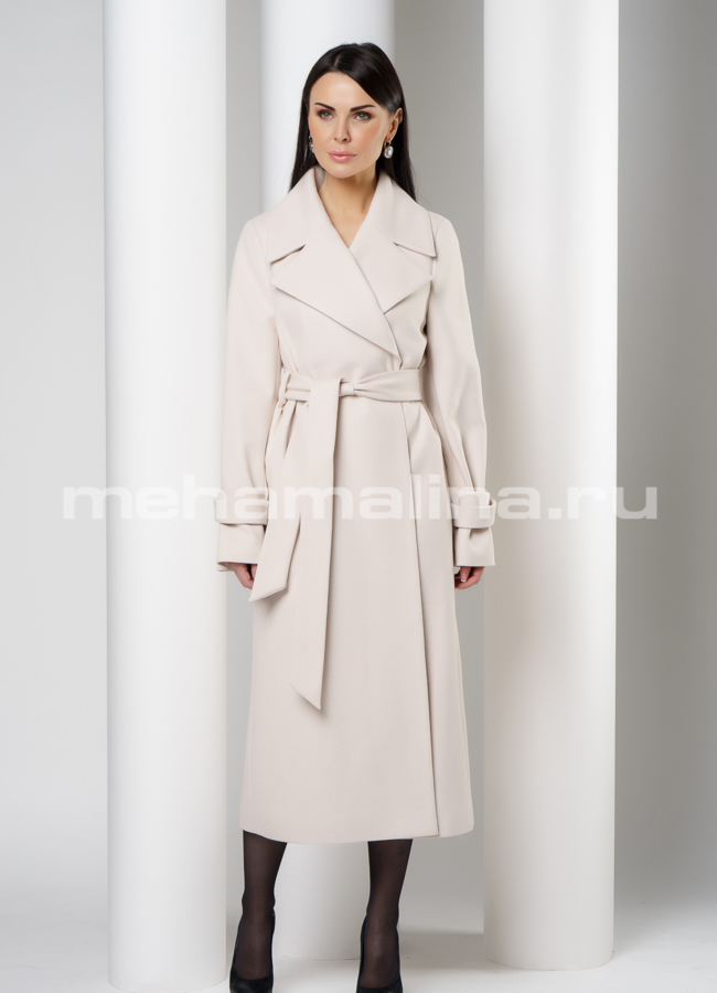 фото Женское пальто миди модель № 10878