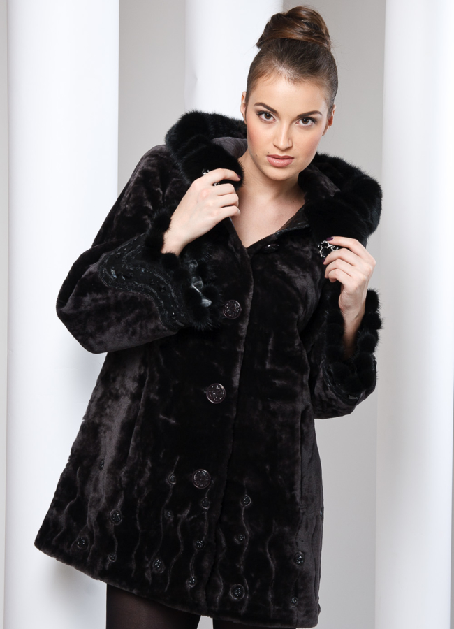 Шуба астраган модель № S-14 в рассрочку