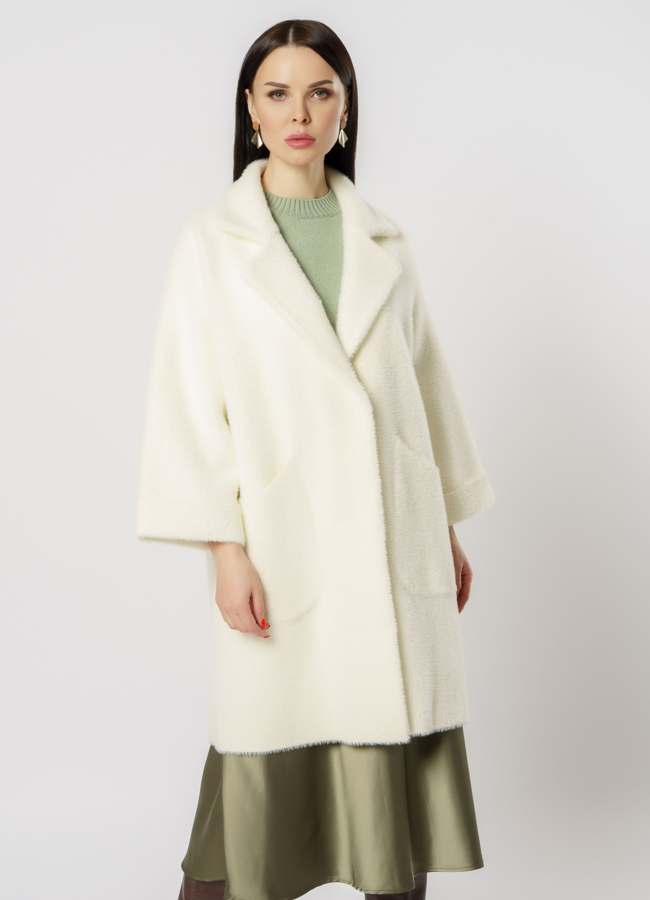 Белый кардиган модель № 20522 универмаг малина