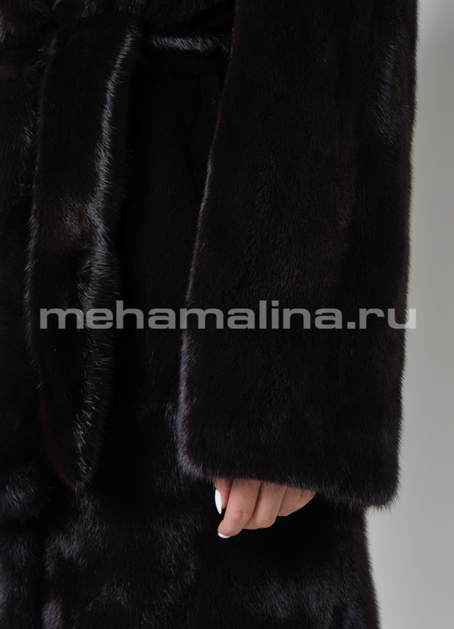 Норковая шуба  модель № S-694 универмаг малина