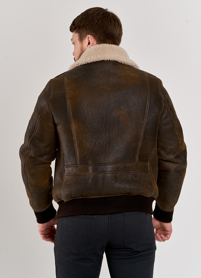 фото Куртка - пилот из овчины модель № DM-502