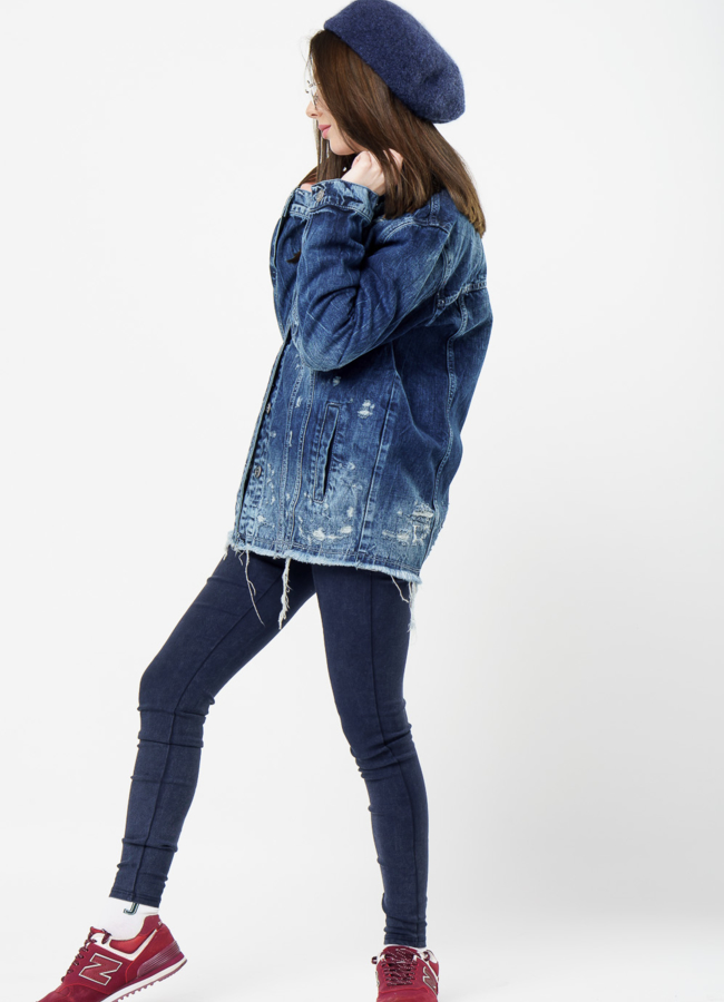 Куртка джинсовая  модель № 377 универмаг малина