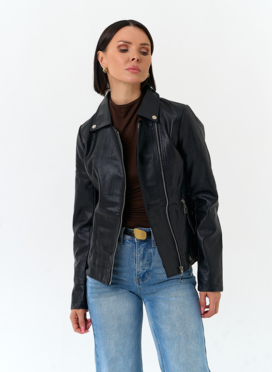 Женская куртка косуха из эко кожи