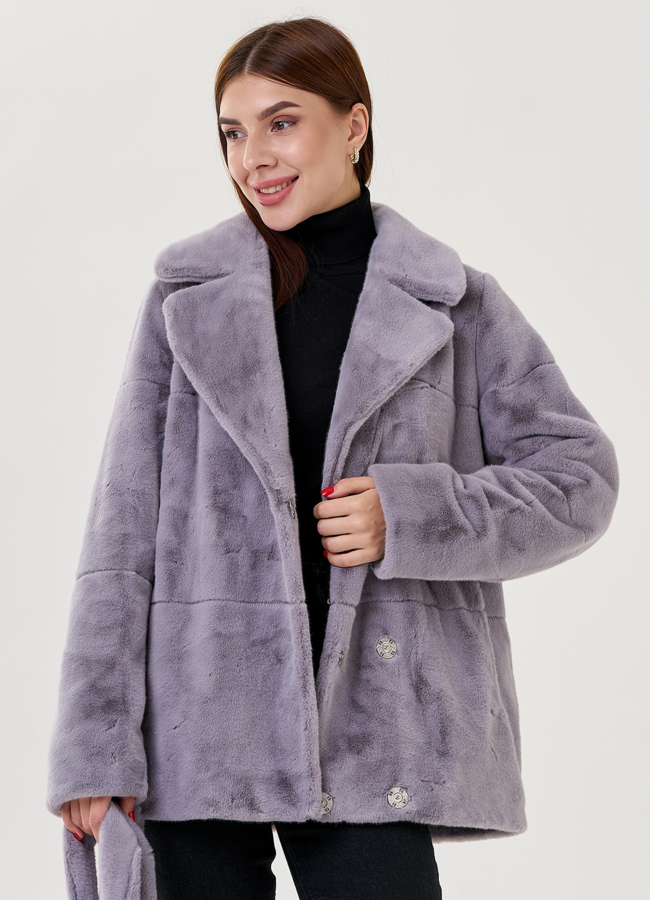 Куртка женская из искусственного меха  модель № 23539 в рассрочку