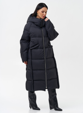 Женский пуховик с капюшоном 