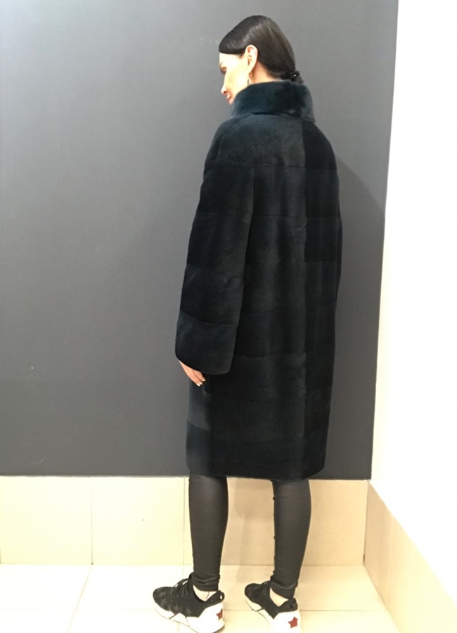 Шуба из нутрии 