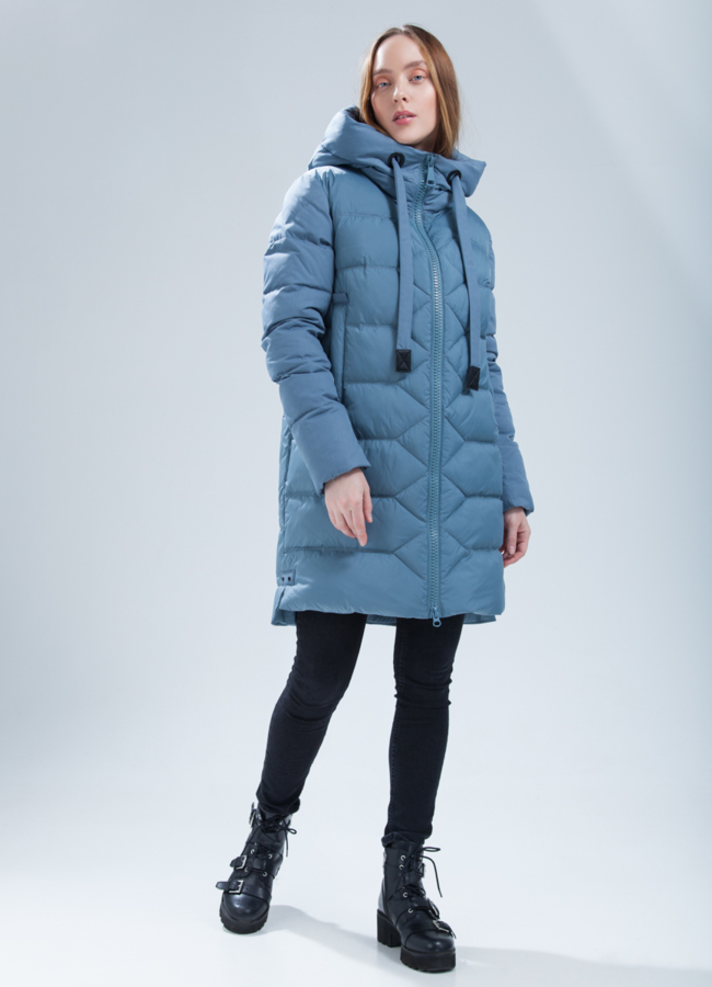 Пуховик женский модель № П-360 в рассрочку