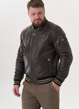 Мужская кожаная куртка 