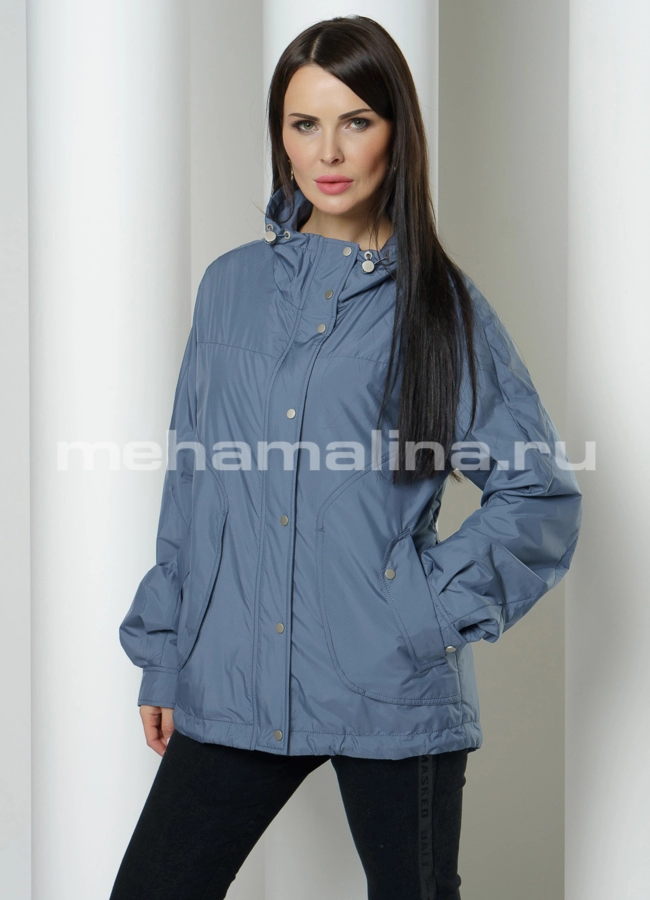 Укороченная парка с мехом  модель № 999 в рассрочку