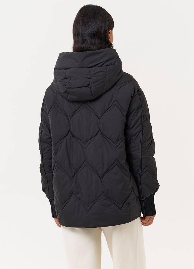 фото Женская куртка черного цвета модель № 31287