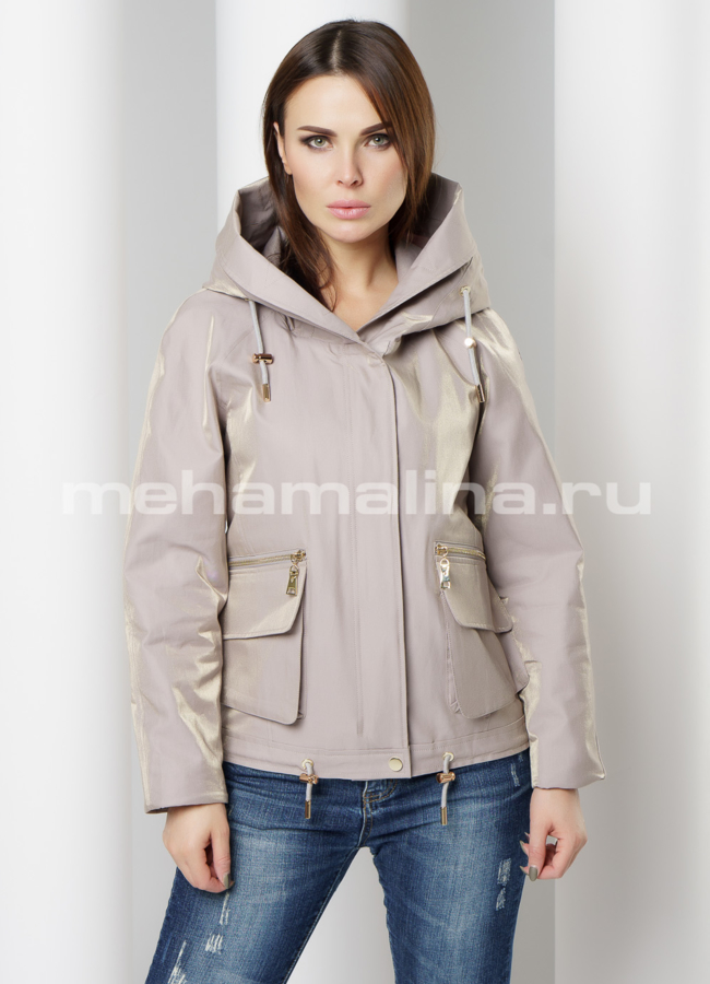 Укороченная парка модель № П-309 универмаг малина