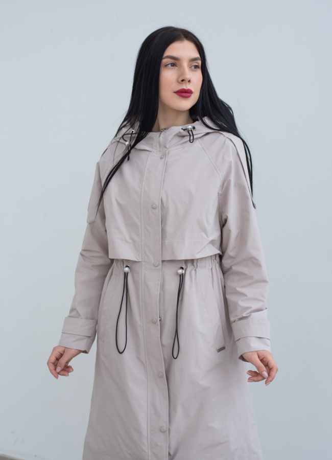 Парка женская с капюшоном  модель № 22768 универмаг малина