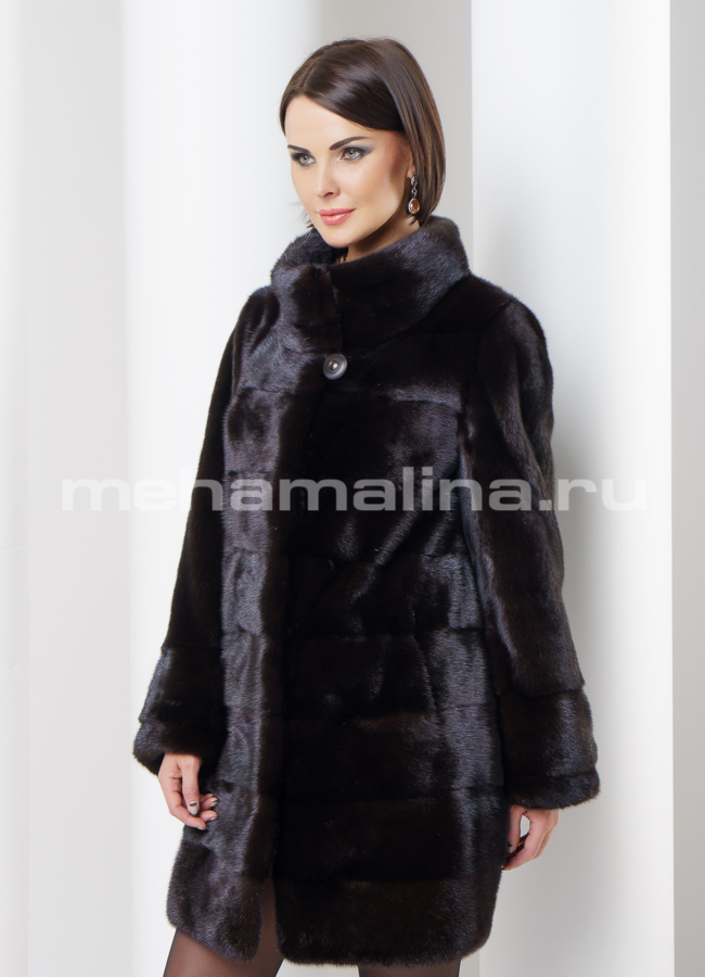 фото Шуба из скандинавской норки модель № S-456