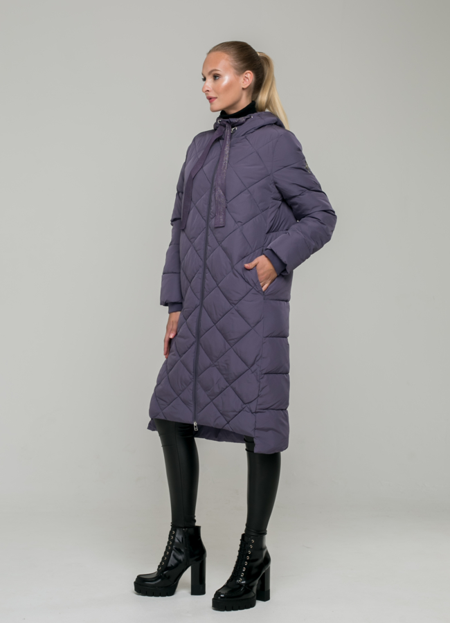 фото Удлиненный пуховик ODRI модель № П-244