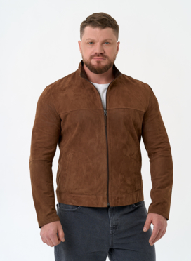 Мужская двухсторонняя куртка из натуральной замши