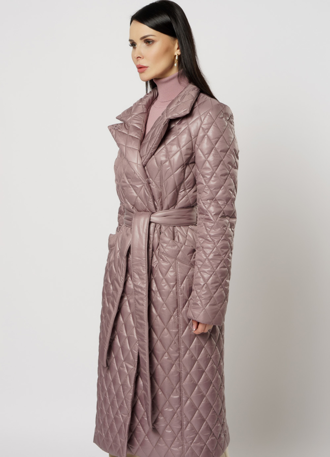 Пальто женское из текстиля на утеплителе модель № 2692 в рассрочку