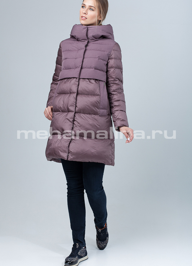 Пуховик в синем цвете модель № П-235 в рассрочку