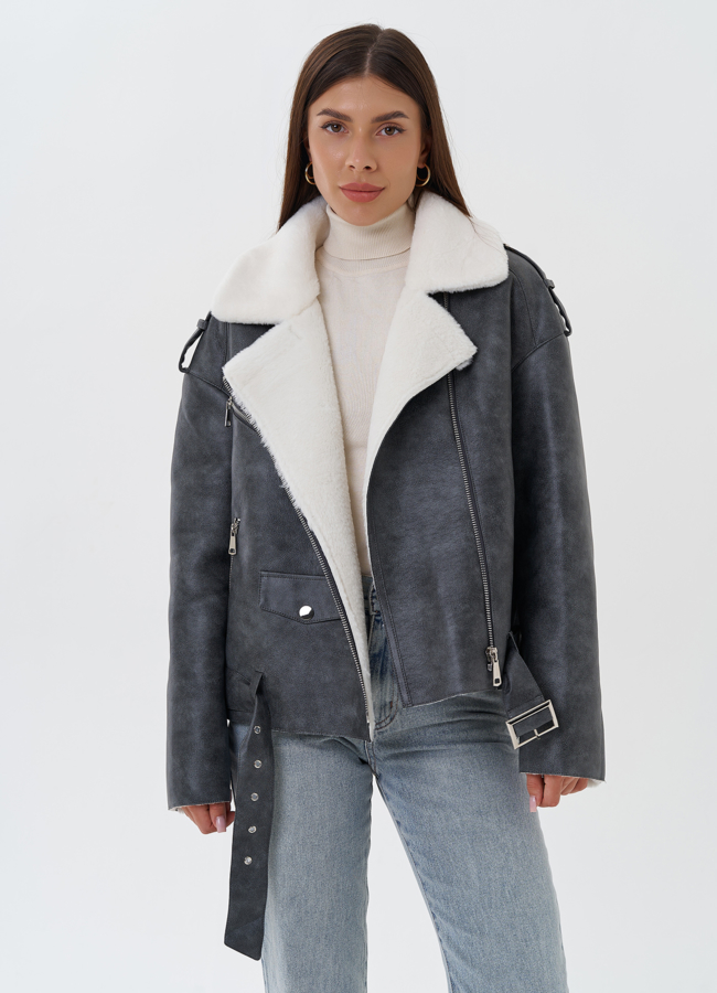 Эко дубленка 