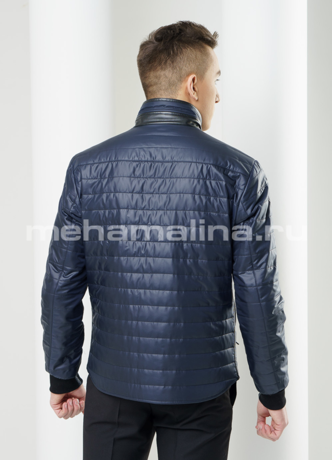 Мужская куртка на молнии модель № KP-125 в кредит